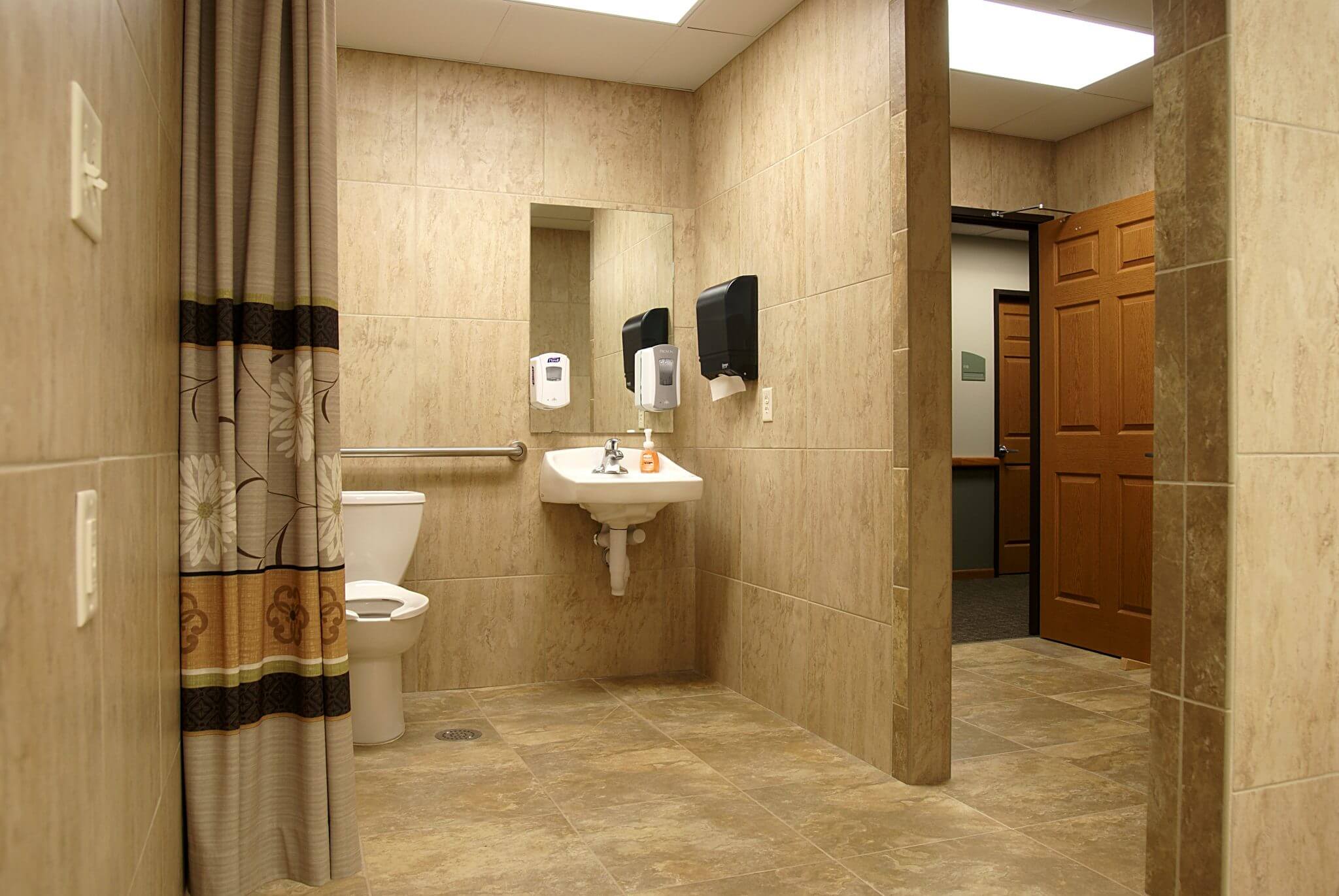 interior shot of bathroom