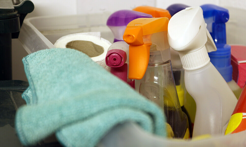 a cleaning caddy a useful tool for housework